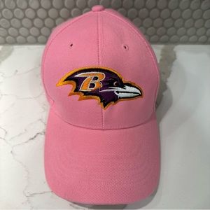 Pink Adjustable Baltimore Ravens Cap (OS)